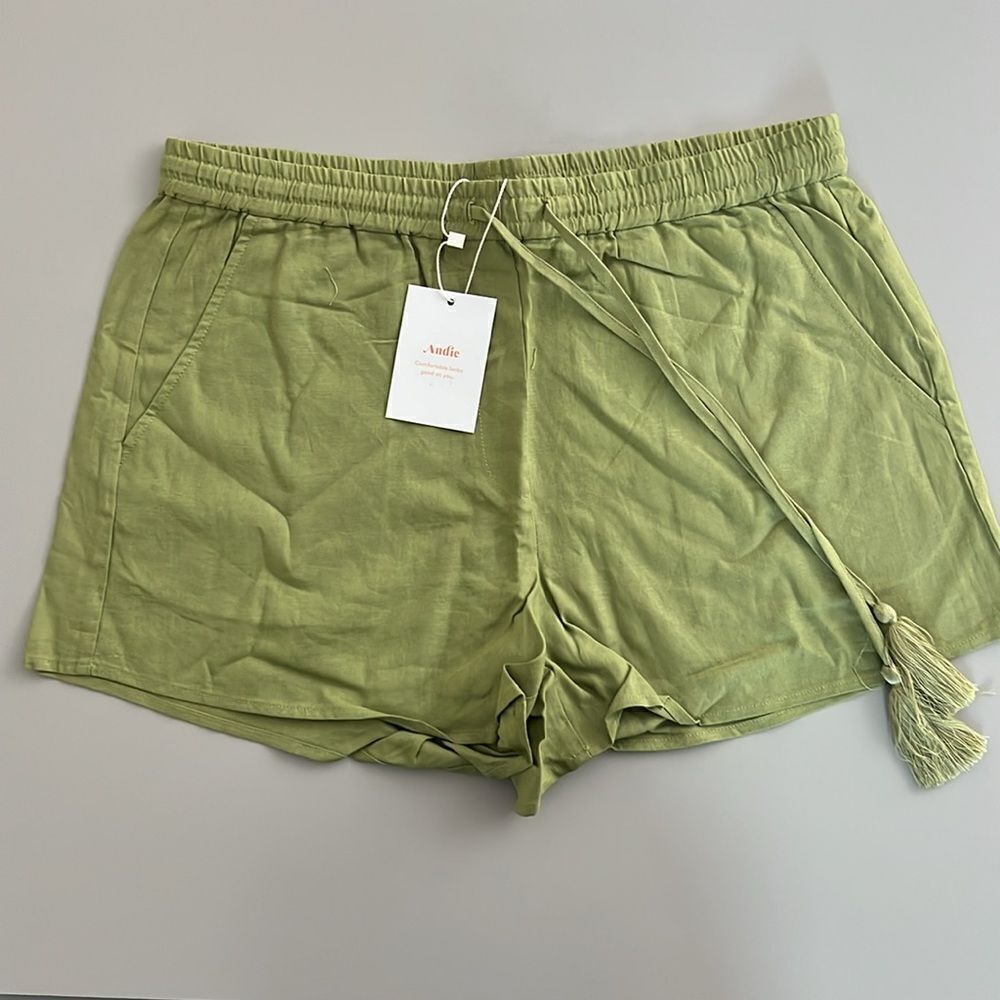 NWT Andie Swim The Short in Ivy Green Size S